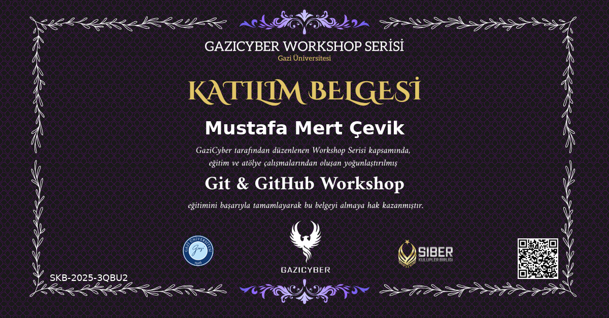 GaziCyber | Git & GitHub Workshop