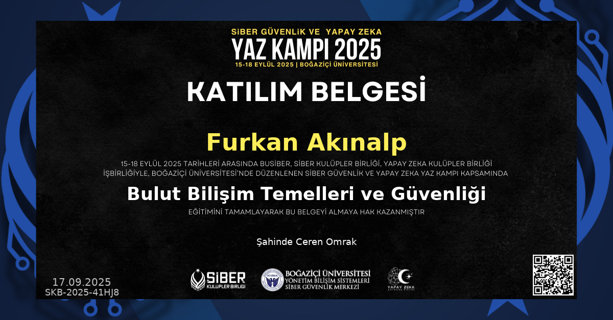 Bulut Bilişim Temelleri ve Güvenliği