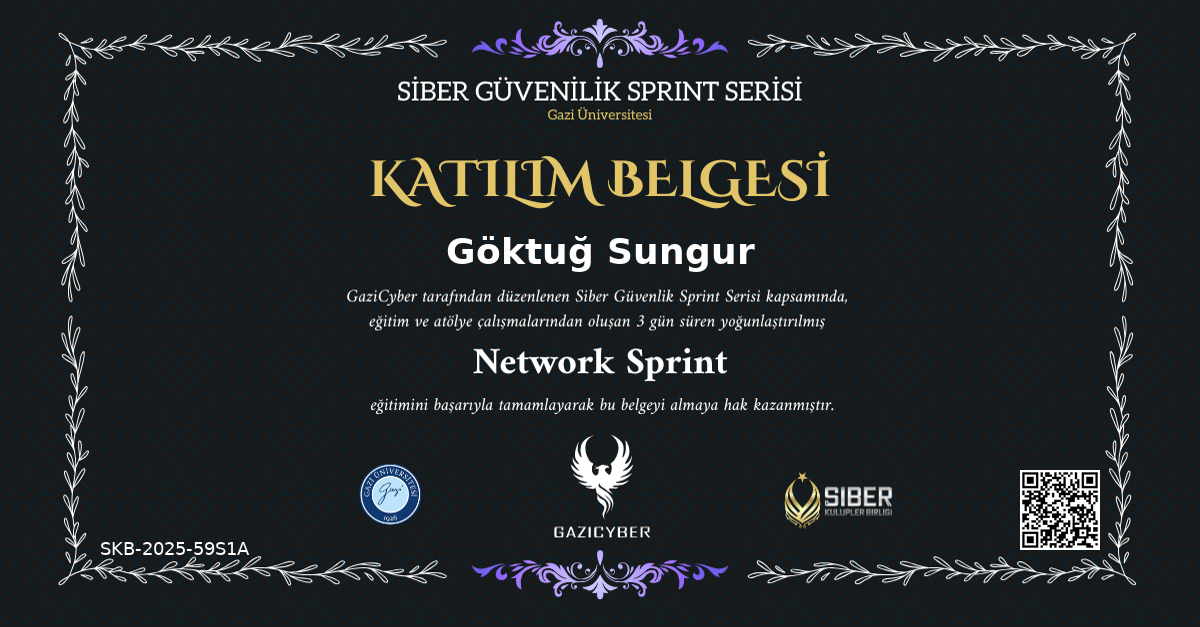 GaziCyber | Network Sprinti