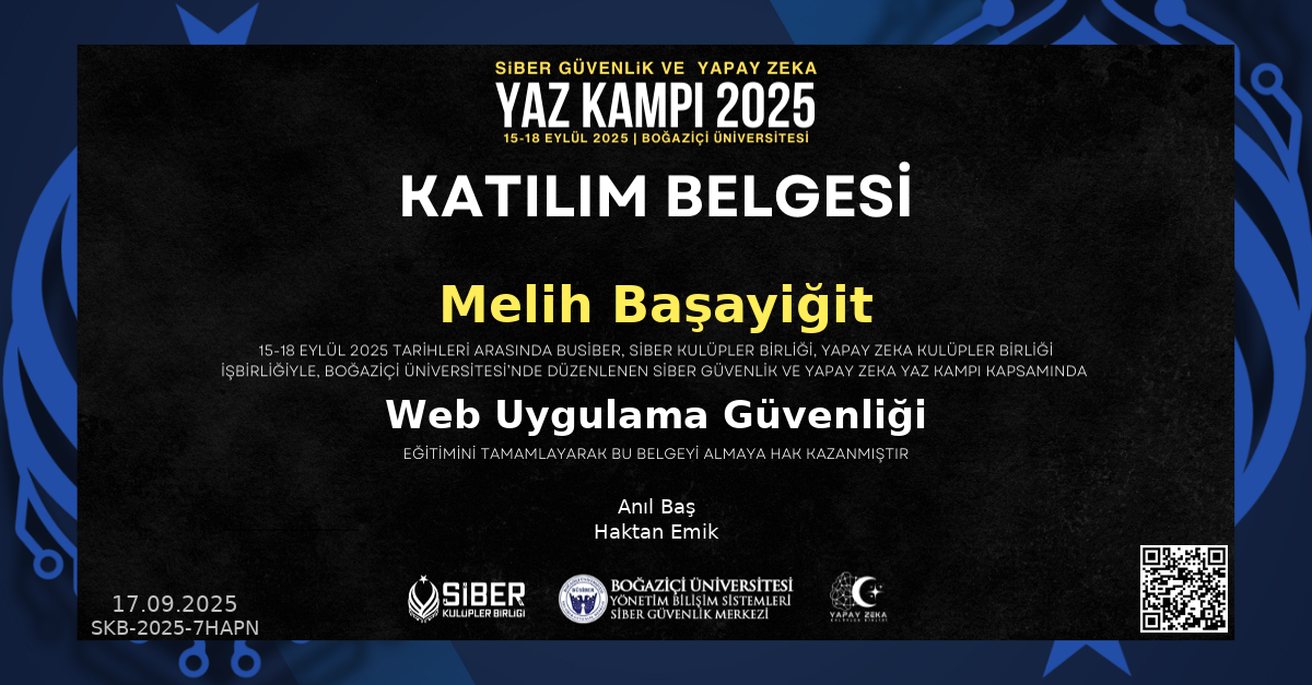 Web Uygulama Güvenliği