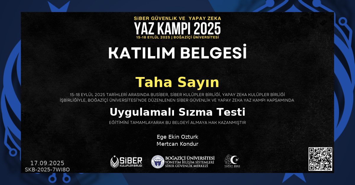 Uygulamalı Sızma Testi