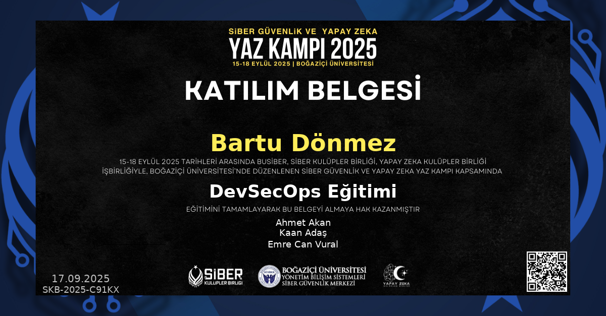 DevSecOps Eğitimi