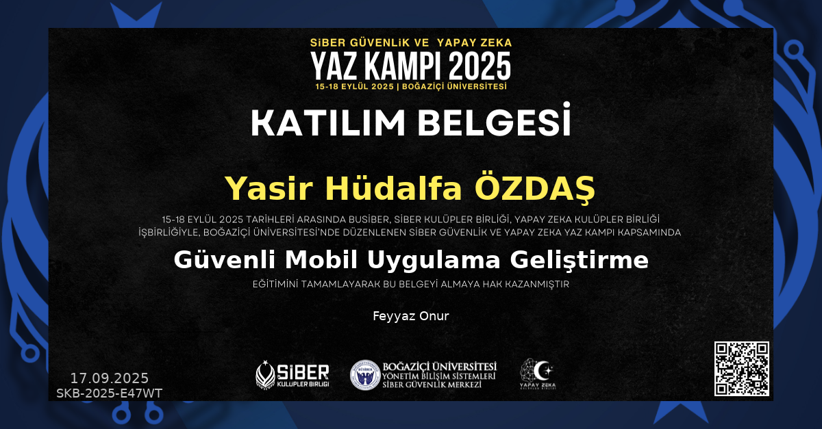 Güvenli Mobil Uygulama Geliştirme