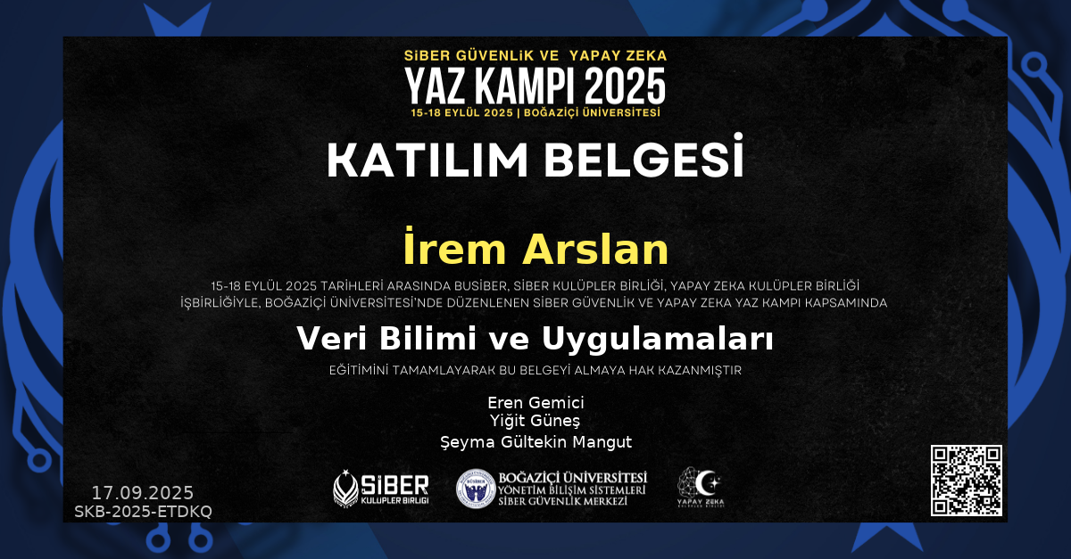 Veri Bilimi ve Uygulamaları