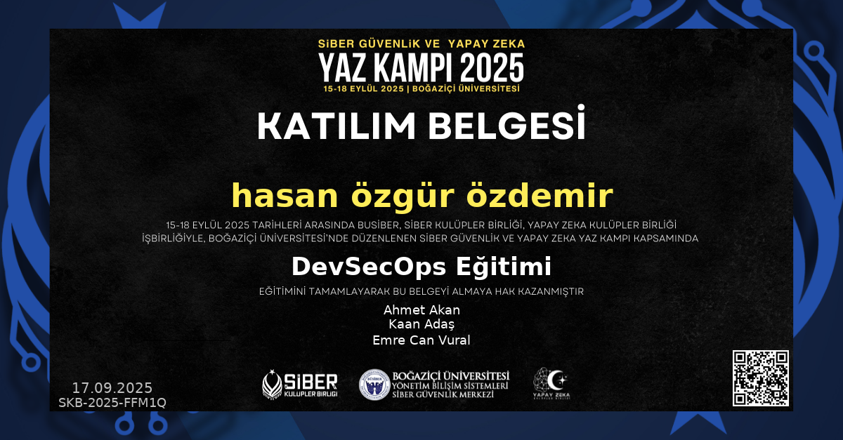 DevSecOps Eğitimi