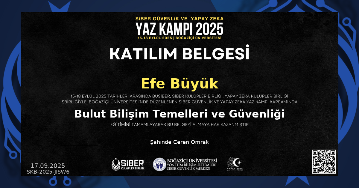 Bulut Bilişim Temelleri ve Güvenliği