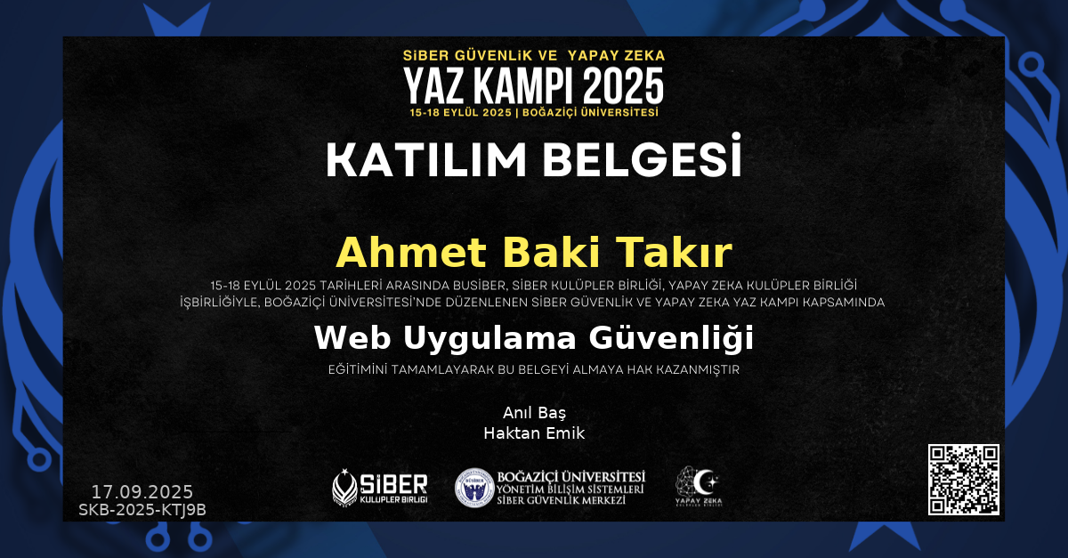 Web Uygulama Güvenliği