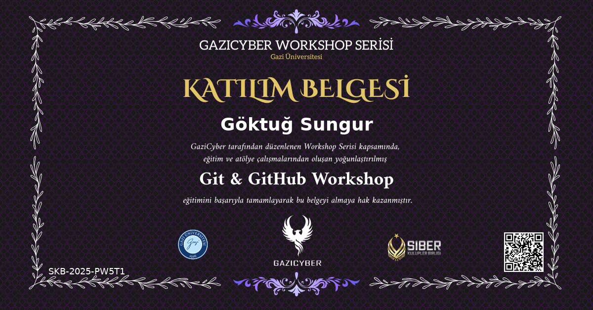 GaziCyber | Git & GitHub Workshop