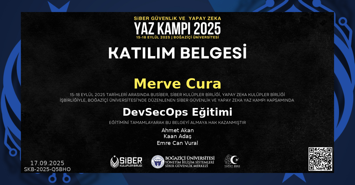 DevSecOps Eğitimi
