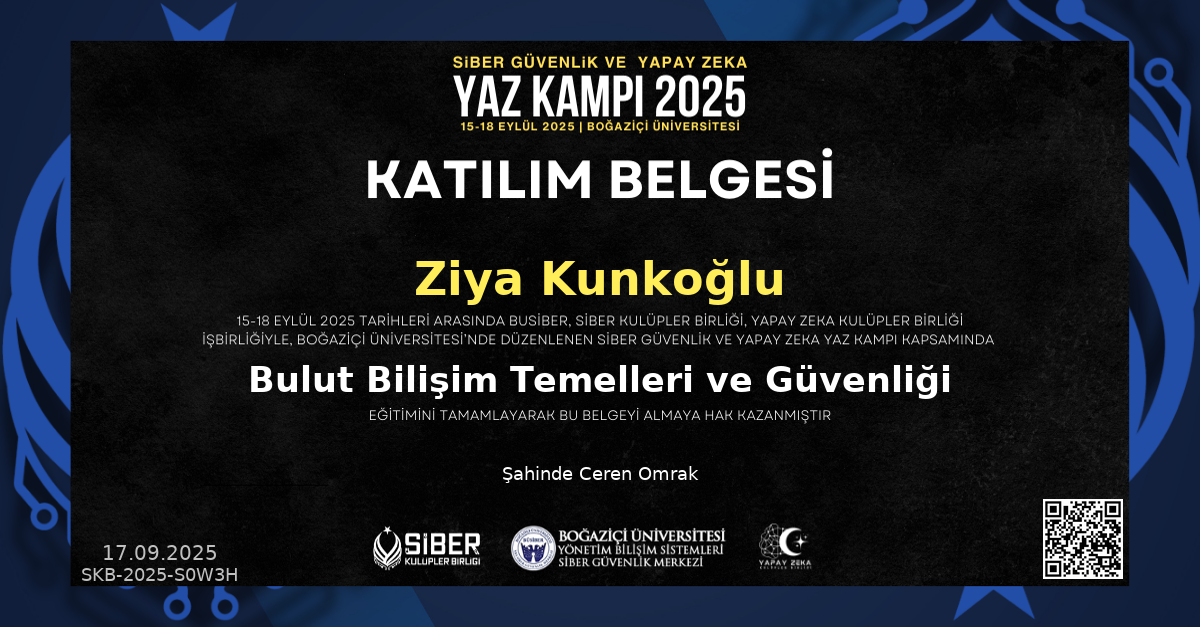Bulut Bilişim Temelleri ve Güvenliği
