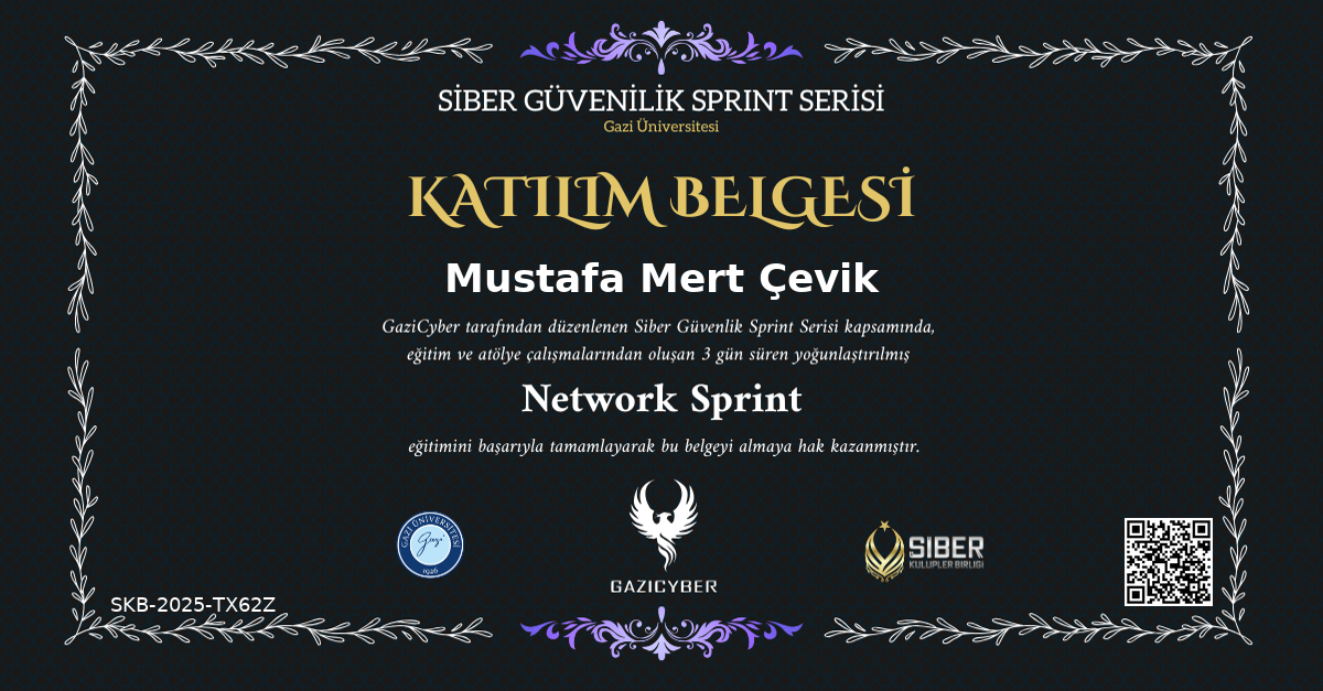 GaziCyber | Network Sprinti