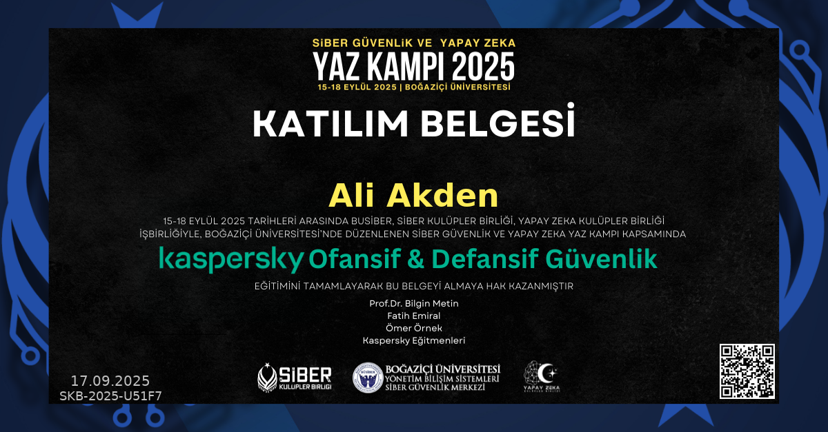 Ofansif & Defansif Siber Güvenlik