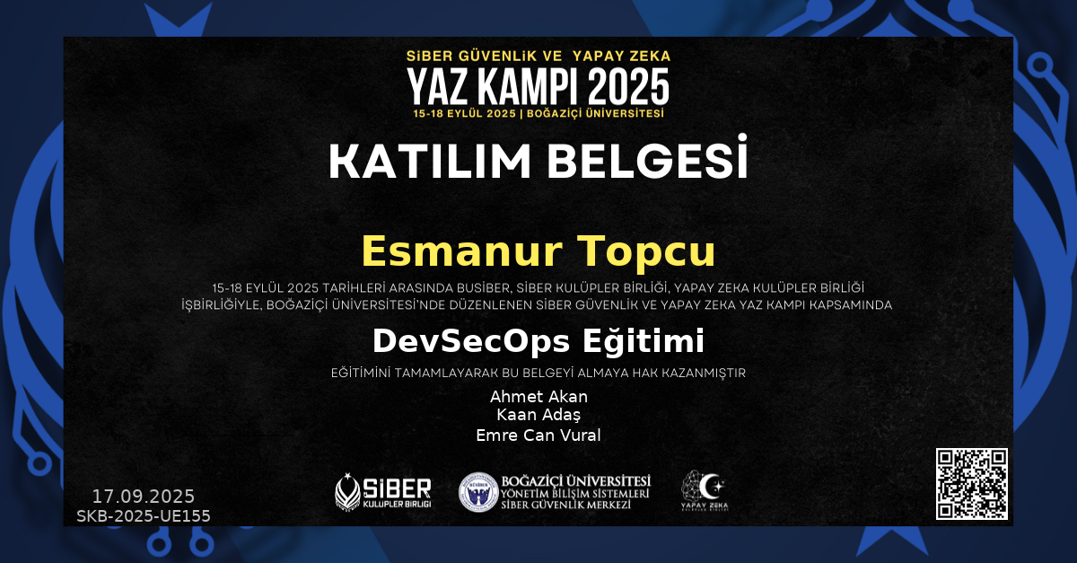 DevSecOps Eğitimi