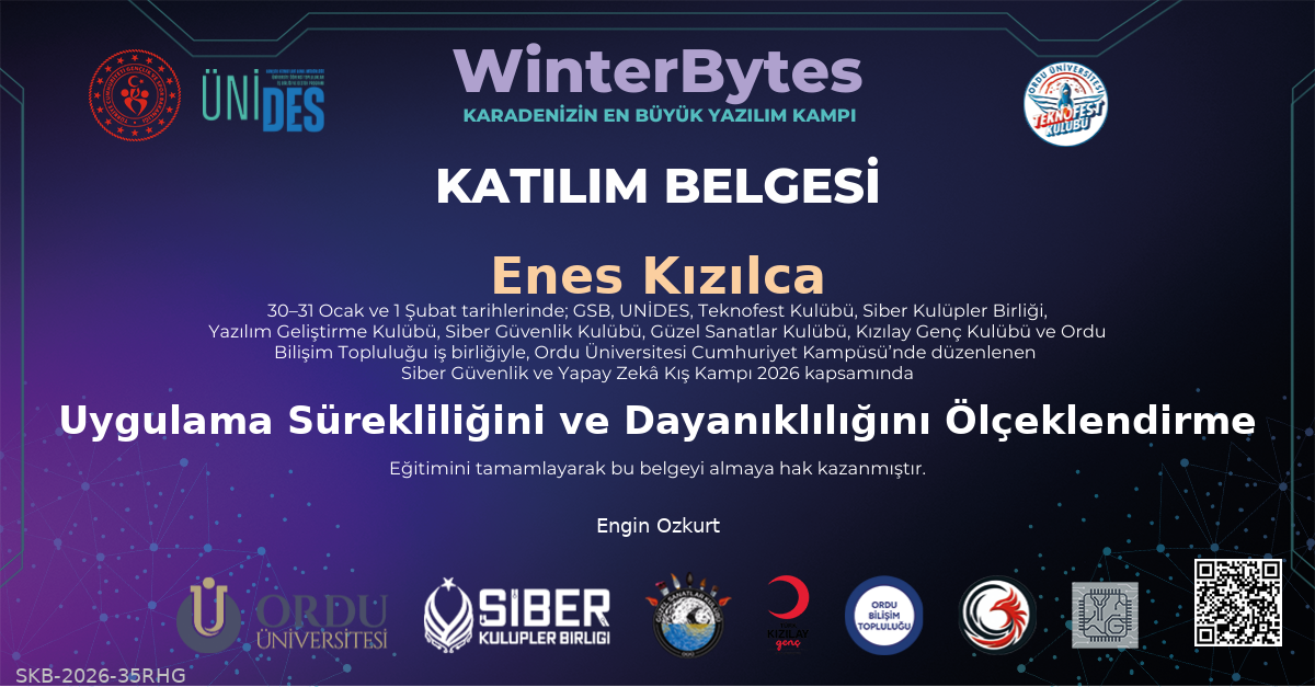 Uygulama Sürekliliğini ve Dayanıklılığını Ölçeklendirme