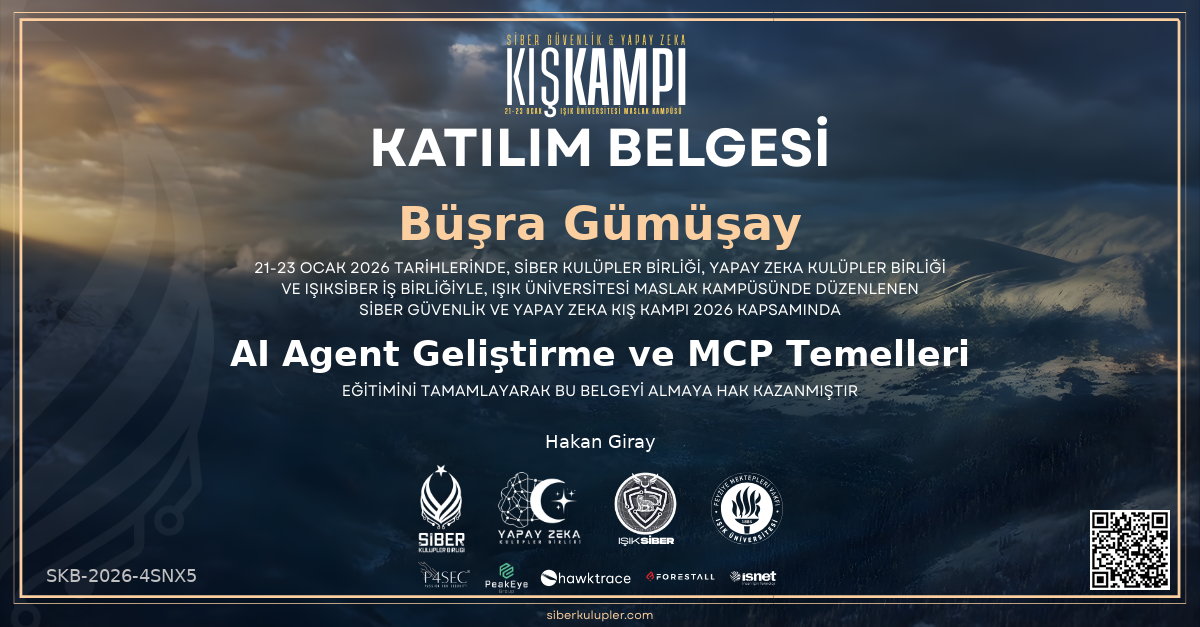 AI Agent Geliştirme ve MCP Temelleri