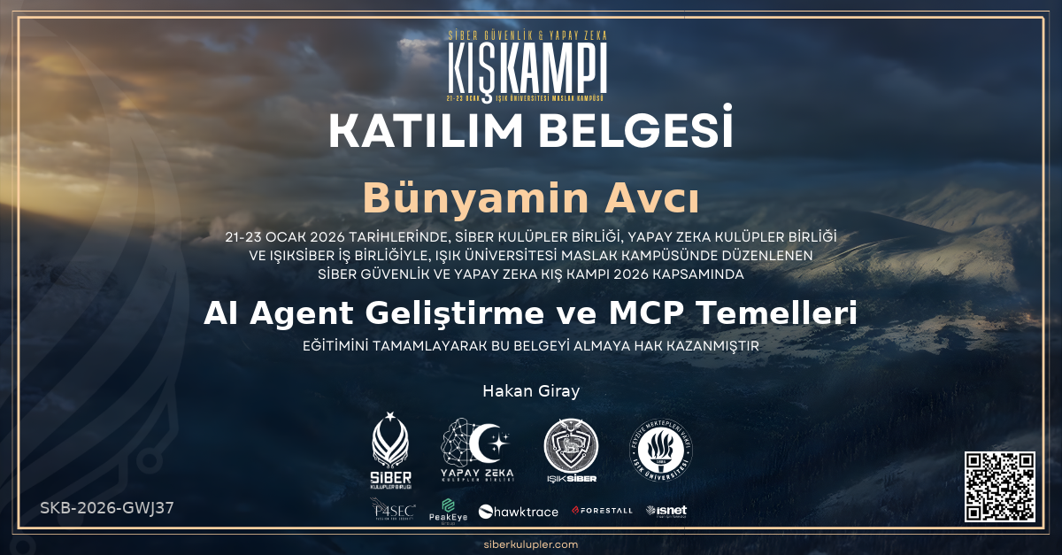 AI Agent Geliştirme ve MCP Temelleri