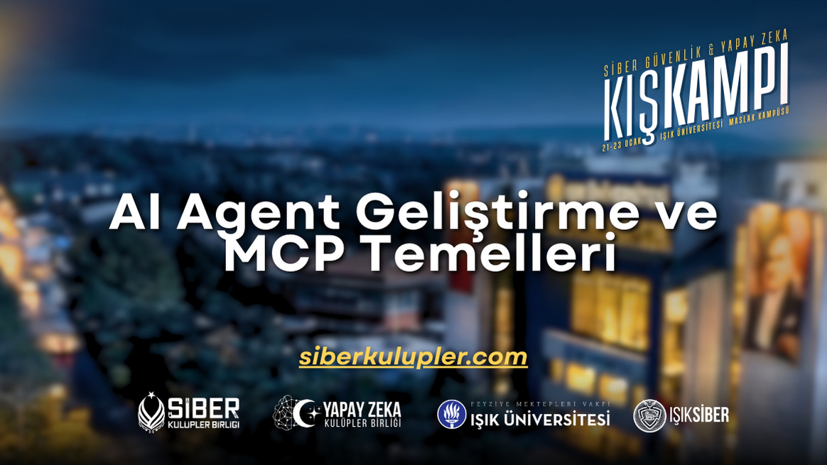 AI Agent Geliştirme ve MCP Temelleri