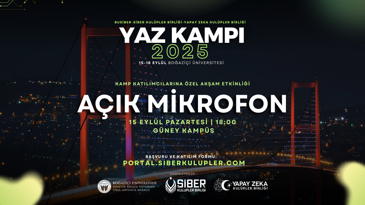 Açık Mikrofon Etkinliği 🎤